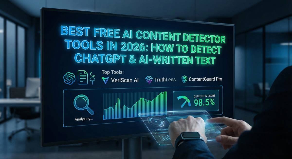 Best Free AI Content Detector Tools in 2026: How to Detect ChatGPT & AI-Written Text