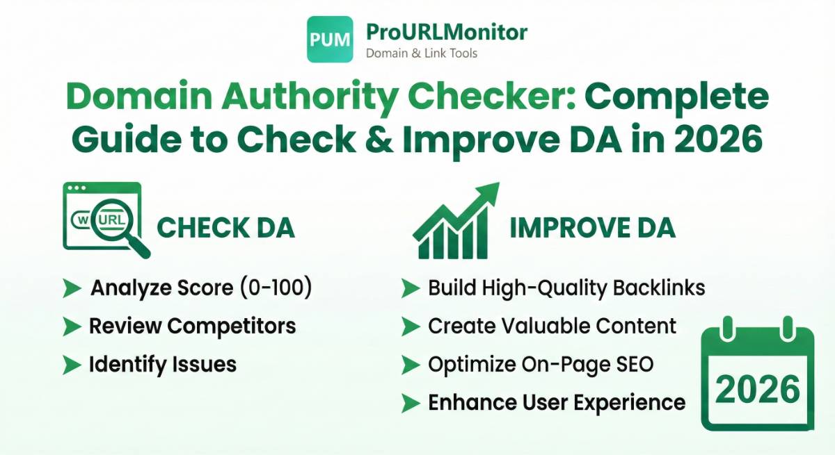 Domain Authority Checker: Complete Guide to Check & Improve DA in 2026