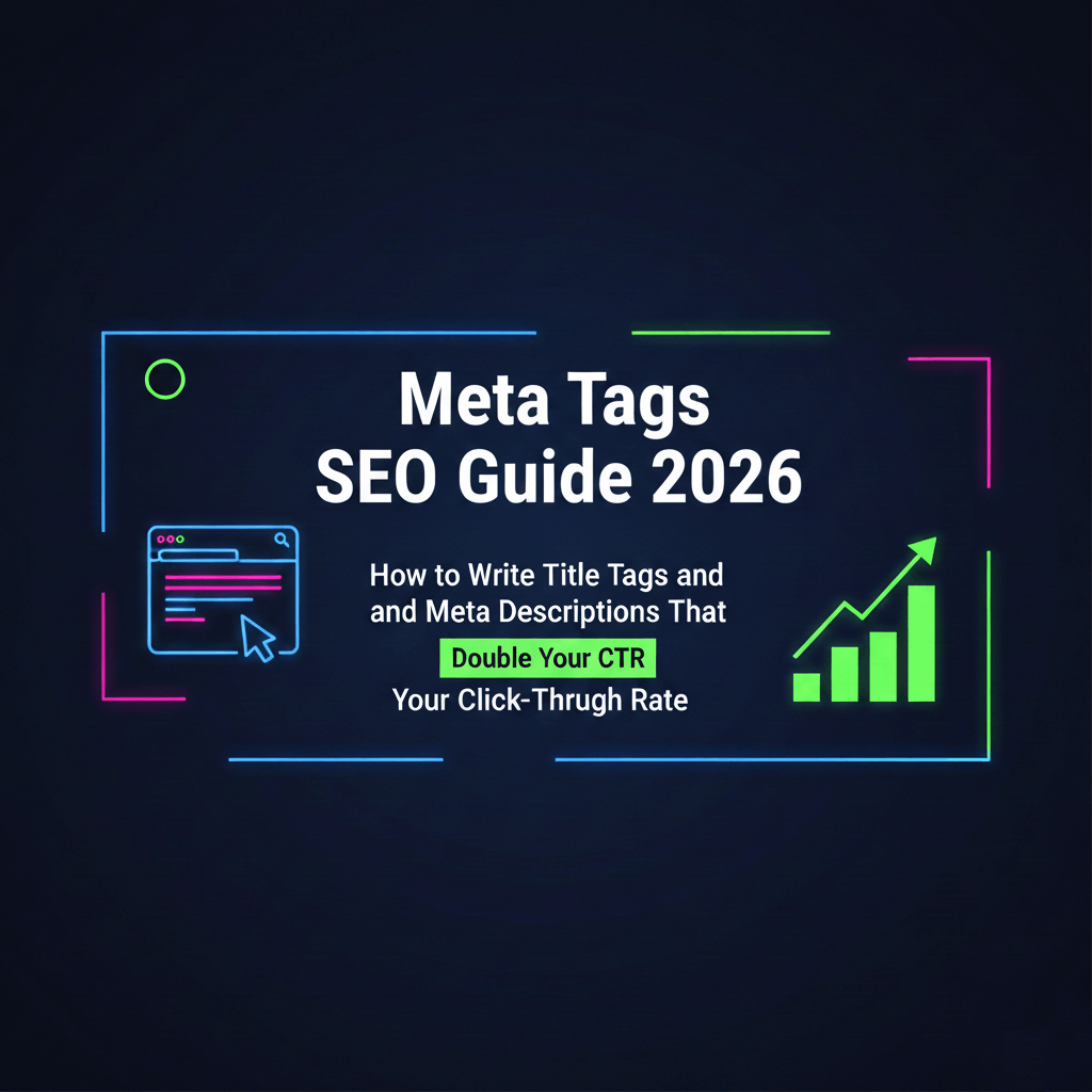 Meta Tags SEO Guide 2026: How to Write Title Tags and Meta Descriptions That Double Your Click-Through Rate